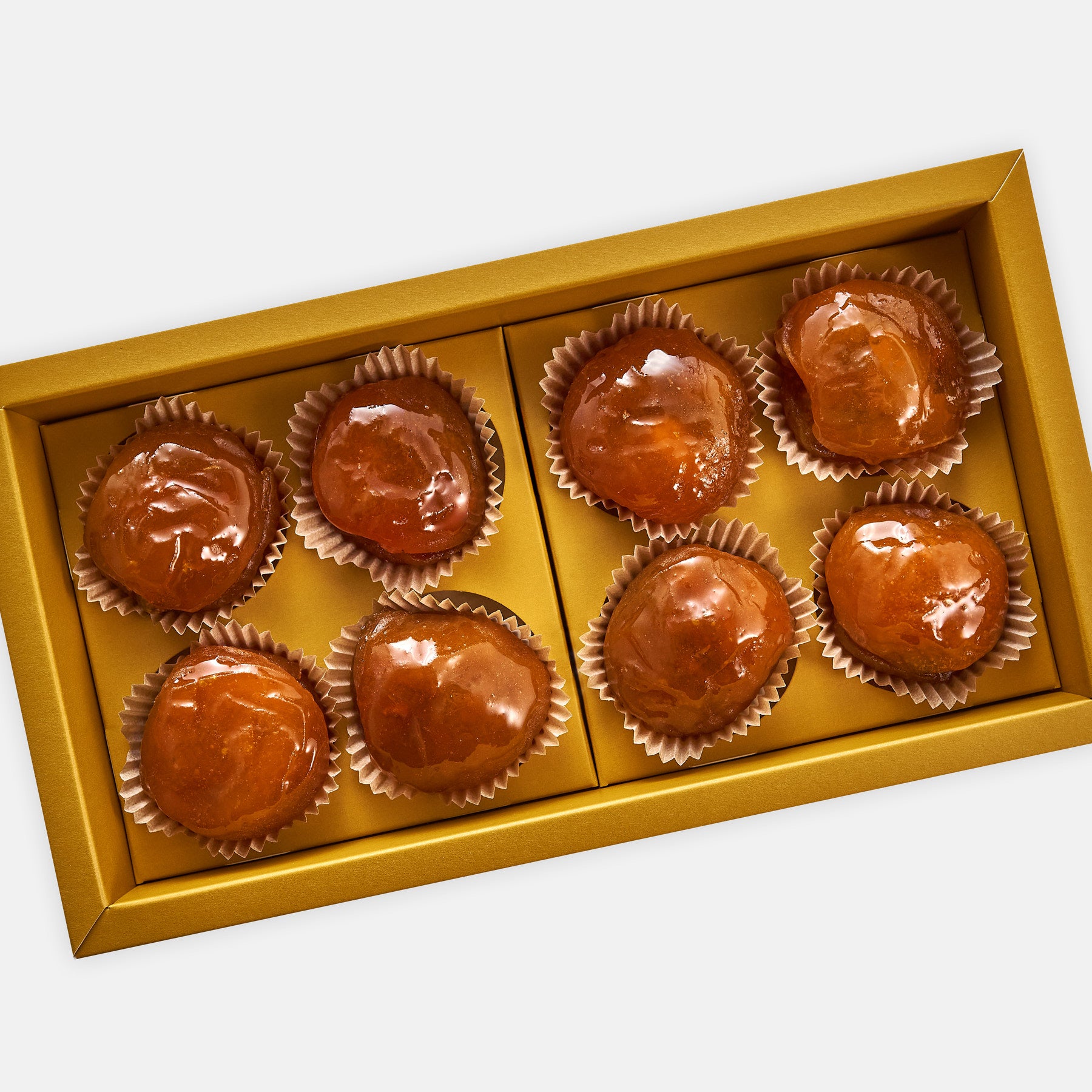 Glazed, crystallized apricots - ghraoui-chocolate