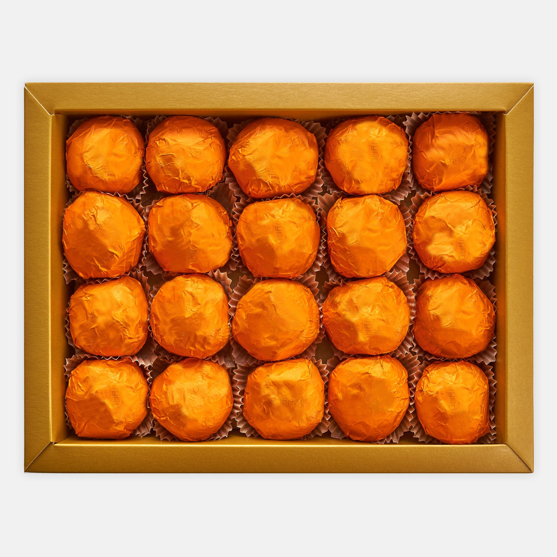 Ghouta, candied apricots with chocolate - ghraoui-chocolate