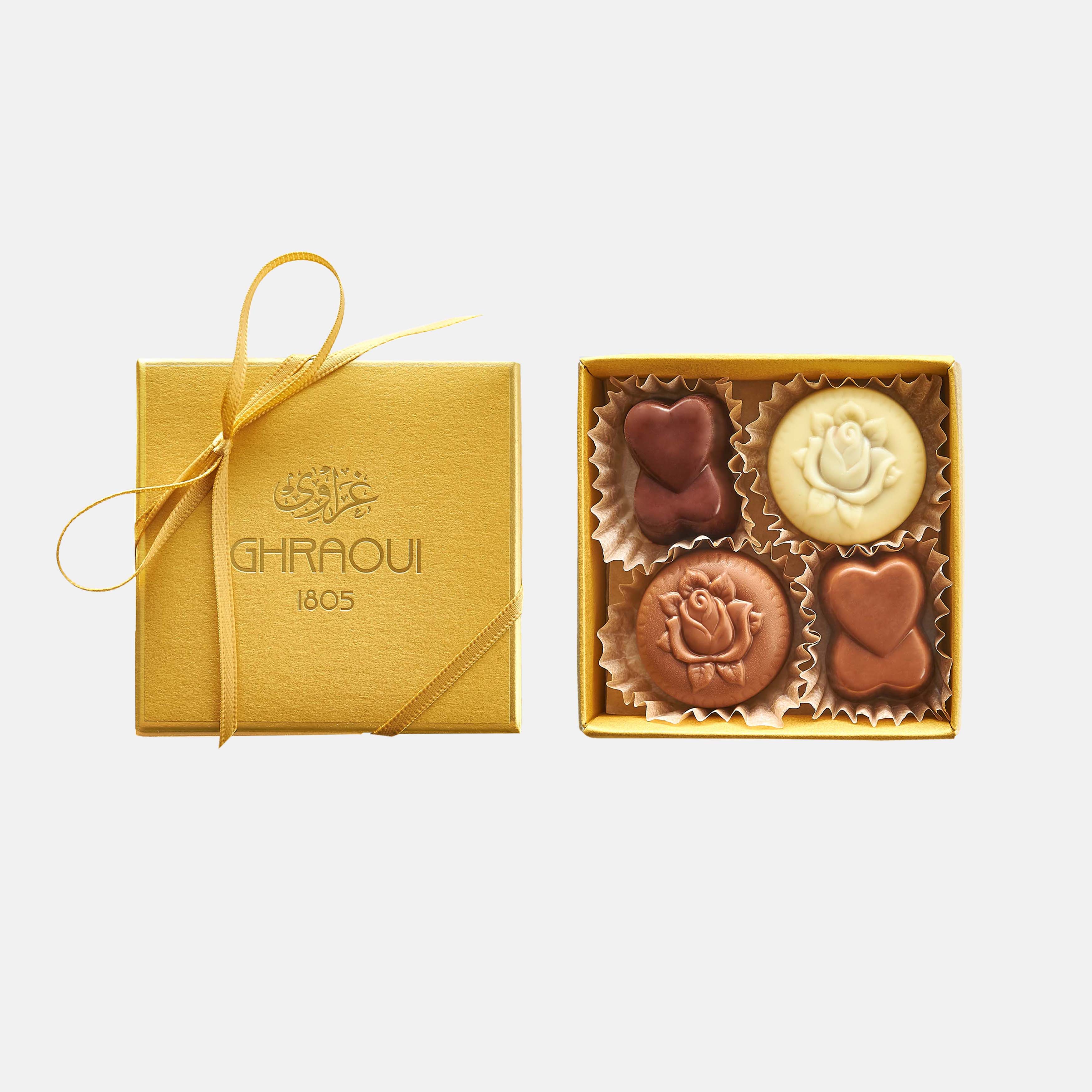 Mini Chocolate Box in a Vivi Gold box