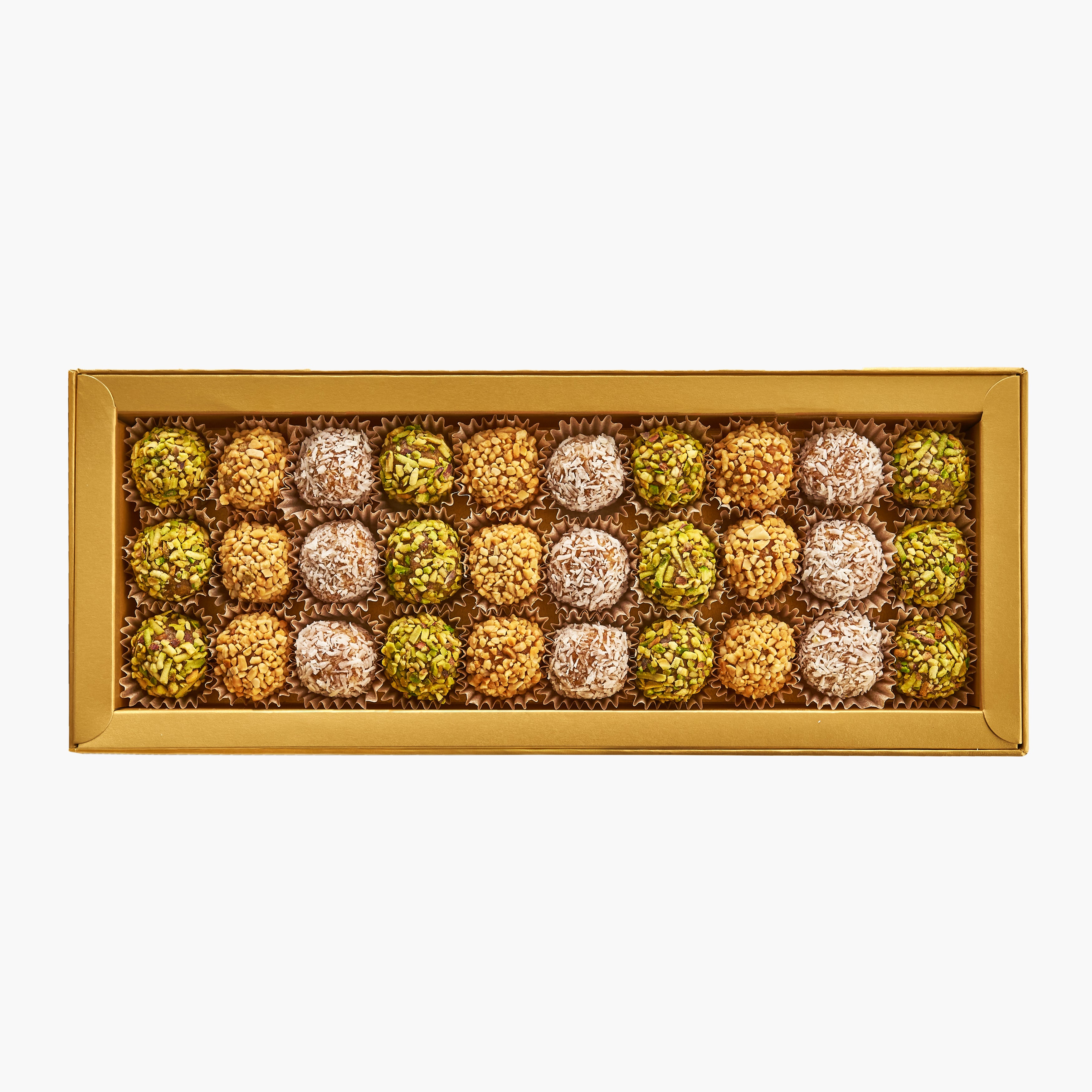 A large box of Assorted Date bites